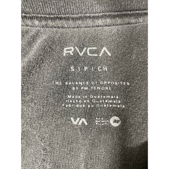 RVCA Lazy Lady Club Crop Tee Women’s Small Washed Black - Picture 7 of 7